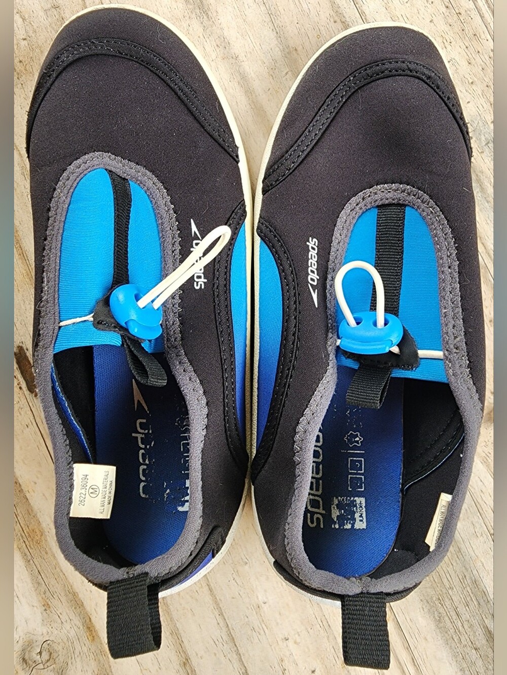 Speedo Kids Bungee Water Shoes / Aqua Socks Kids Size Medium